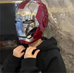 In Stock! Iron Man MK5 Wearable 1:1 Helmet Automatic Voice-Control Mask Cosplay 07FC0E-D4 - KOEEK