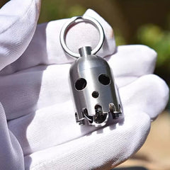 Stainless Steel Pendant Ghost Bell Wind Chime Knife Bead DIY Accessories EDC 07FC0E-D4 - KOEEK