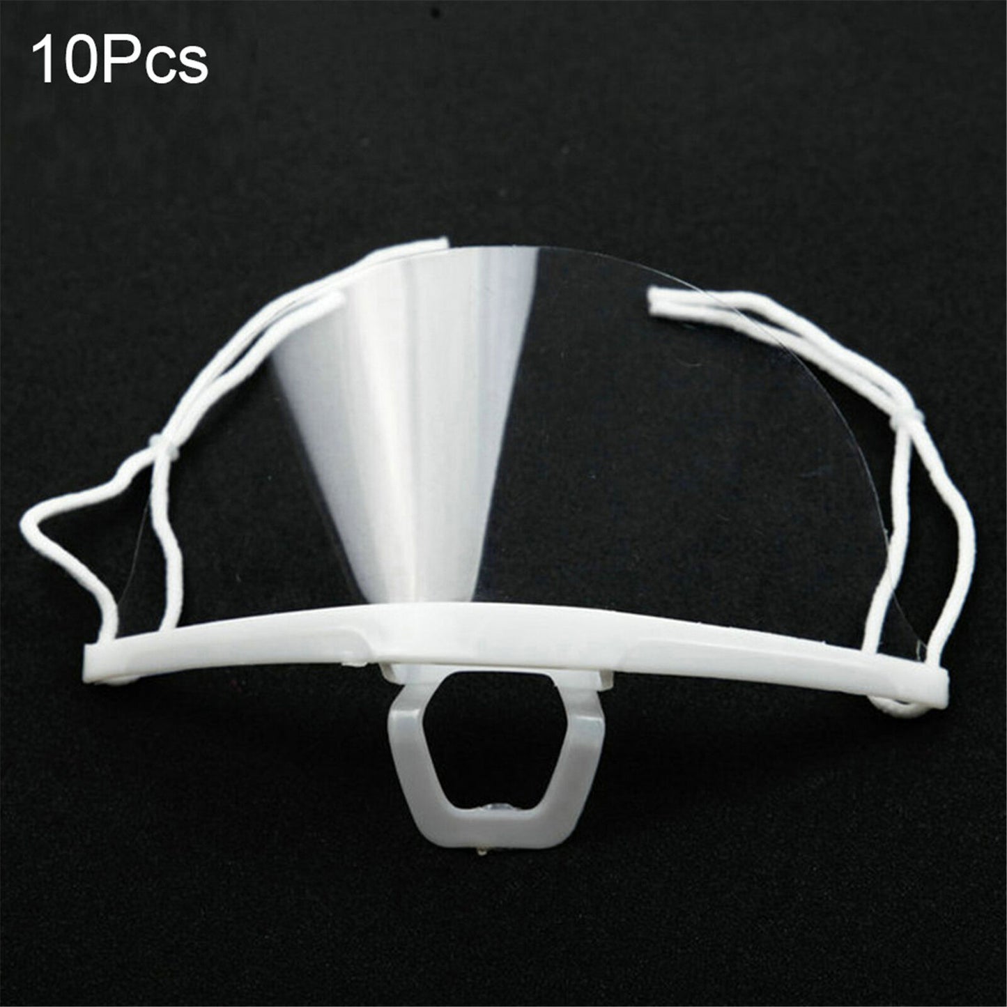 new Clear Face Shield 10PCS Adjustable Anti-Fog Anti-Splash PVC Protective Visor koeek - KOEEK