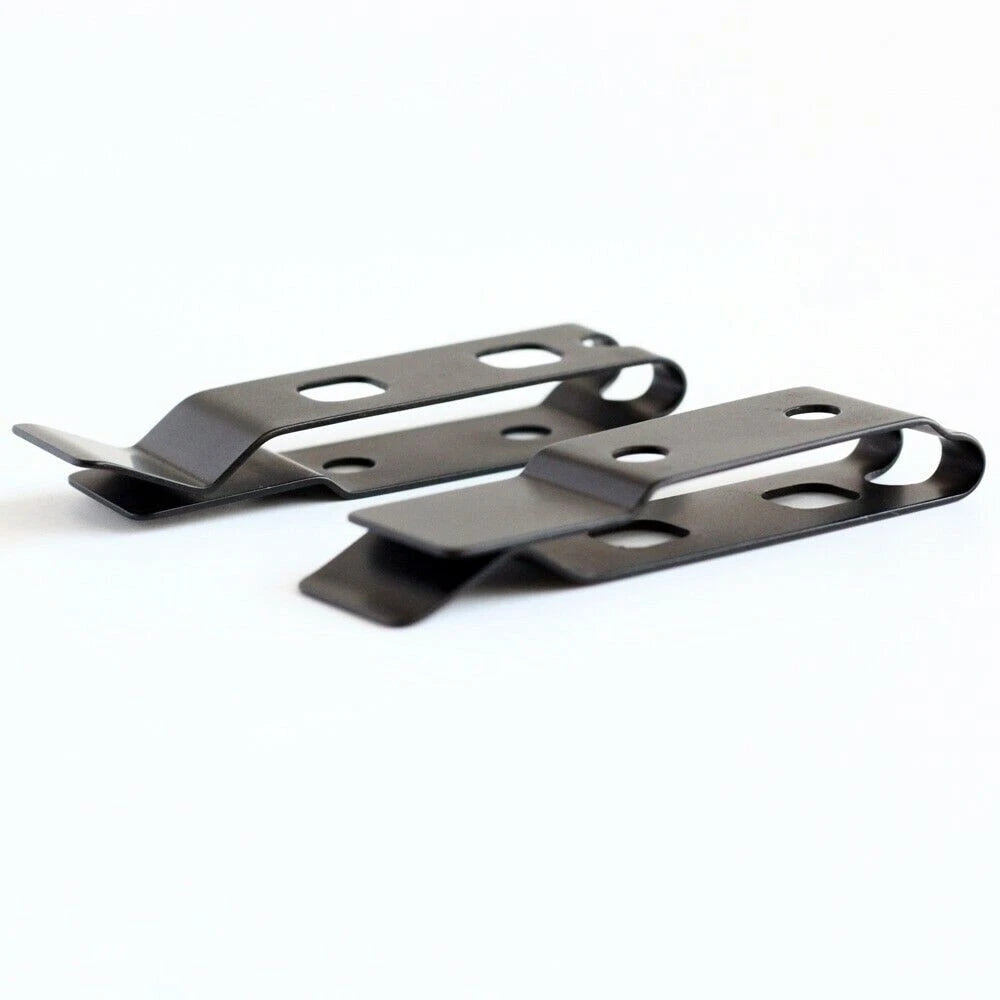 2PCS Holster Quick Clips Knife Sheath Stainless Steel Belt Clip For Kydex Cutter 07FC0E-D4 - KOEEK