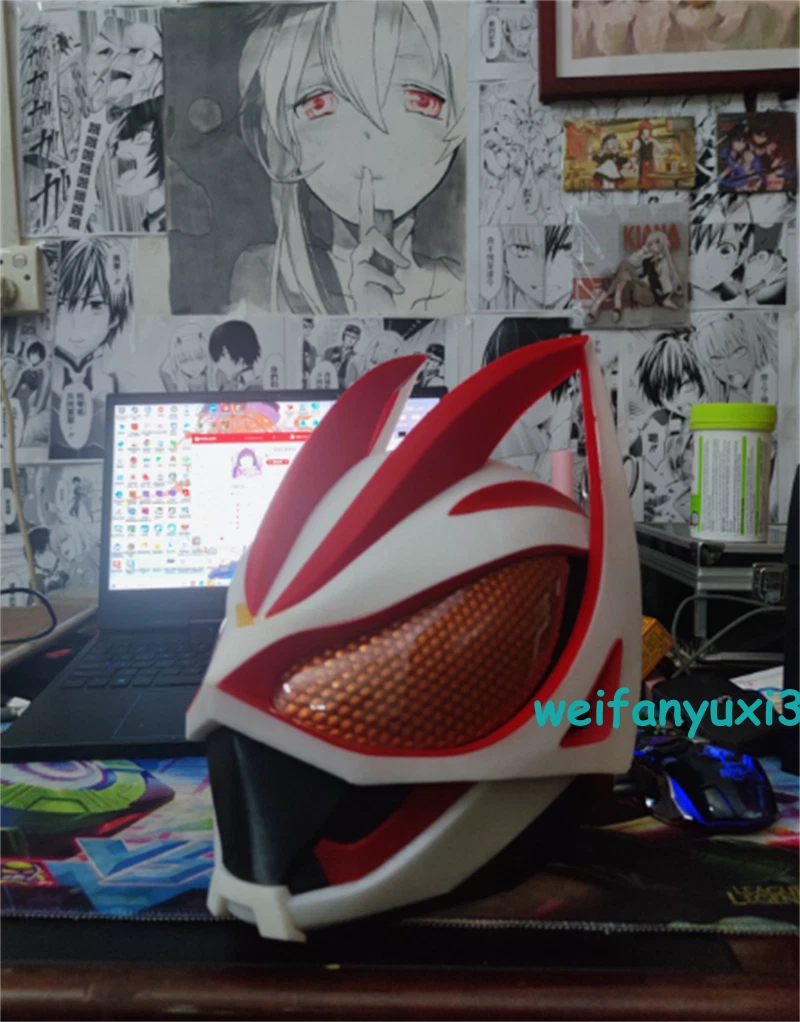 Masked Rider Kamen Rider GEATS 1：1 Wearable Helmet 3D Printed Mask Cosplay Prop 07FC0E-D4 - KOEEK