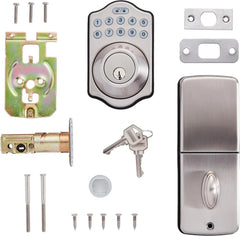 Electronic keypad door locks w/touch control keyless entry w/key entry option 07FC0E-D4 - KOEEK