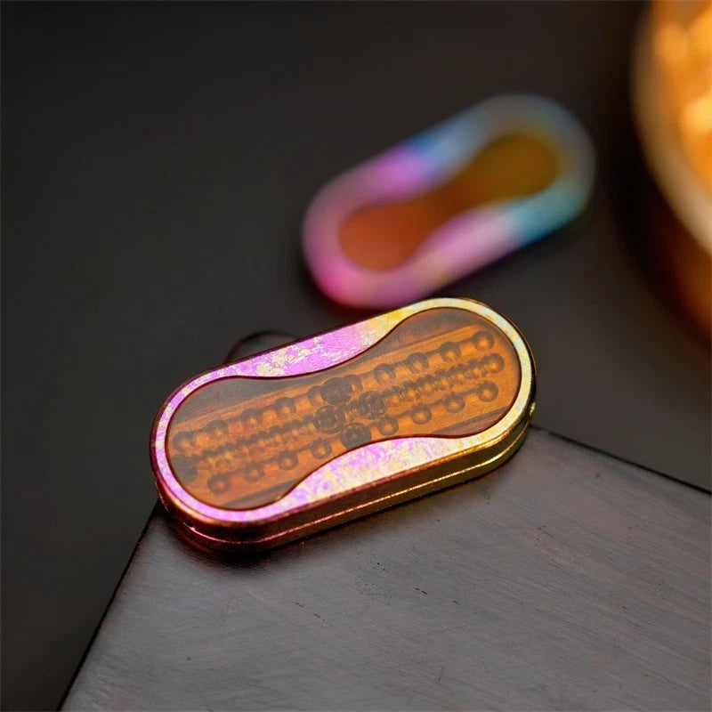 EDC Fidget Slider Stylish Crystal Titanium Fun Mechanical Fidget Toys Idea Gifts 07FC0E-D4 - KOEEK