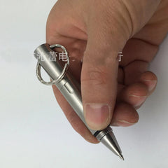 EDC Mini Stainless Steel Outdoors Pen Tungsten Steel Head Portable Write Pen 07FC0E-D4 - KOEEK