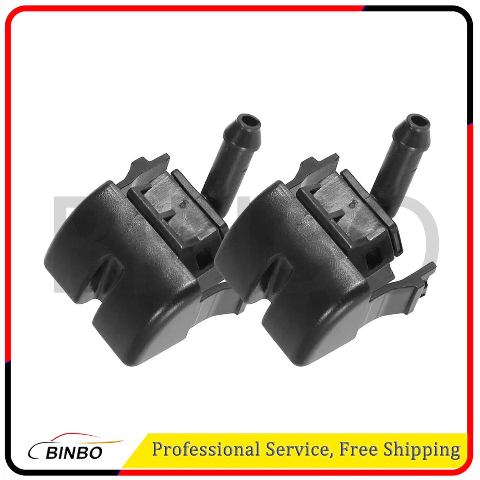 1 Pair Front Windshield Washer Nozzles Spray Jet Fit For BMW 3 Serie E46 07FC0E-D4 - KOEEK