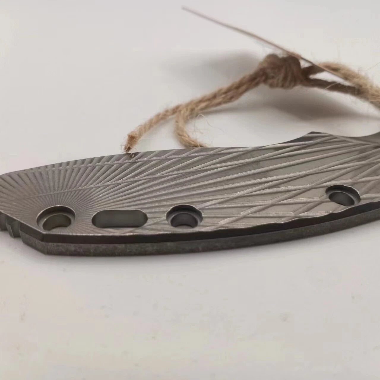 1 Pc Custom Made TC4 Scale for Rick Hinderer XM18 3.5” Knives Accessory 07FC0E-D4 - KOEEK