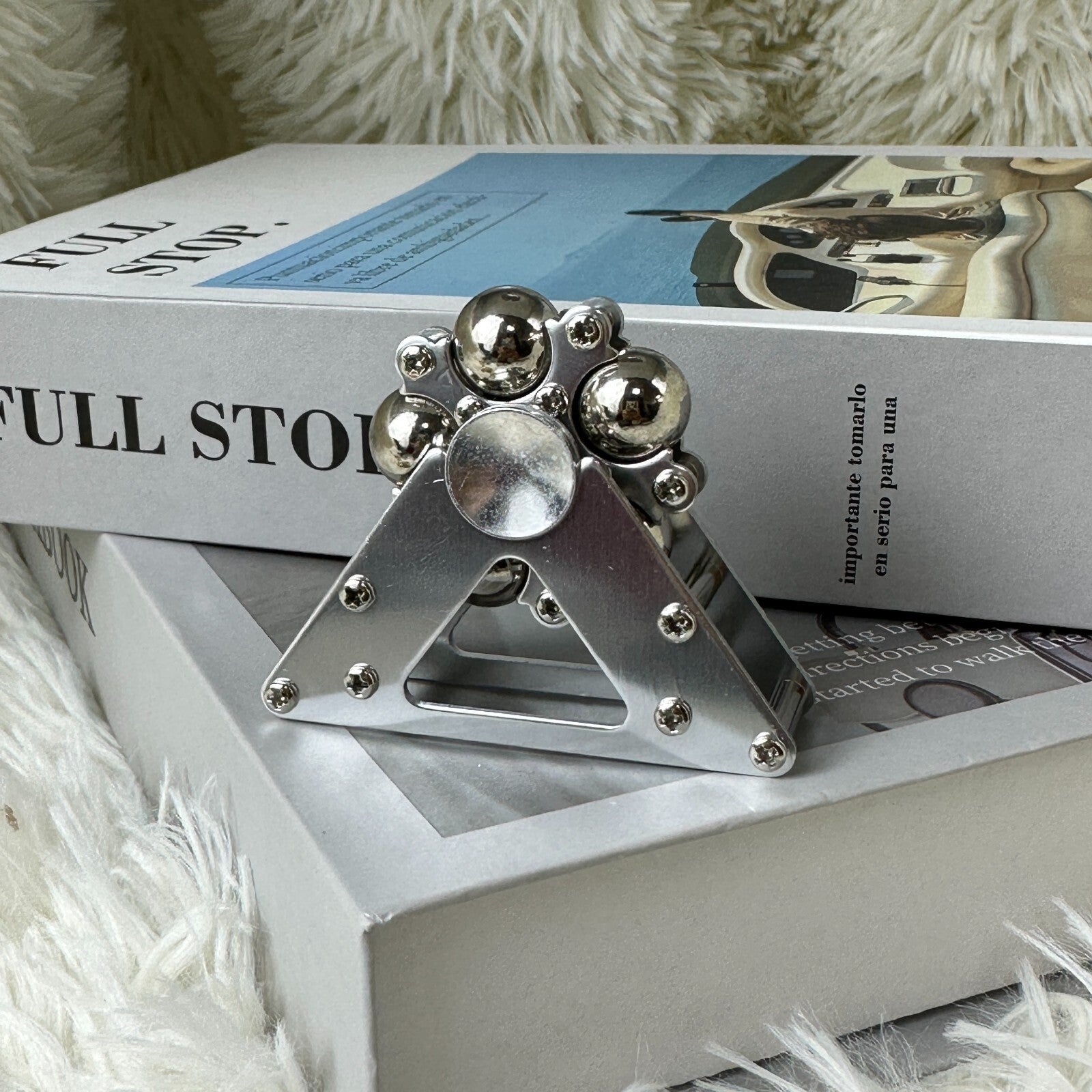 Fidget Spinner Metal Adult Kid Anti-stress Top Gyroscope Stress Reliever EDC Toy 07FC0E-D4 - KOEEK