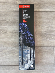 BNIB Premier Set of 4 Sputnik Path Lights - 400 LED's ~ White ~ PREMIER - KOEEK