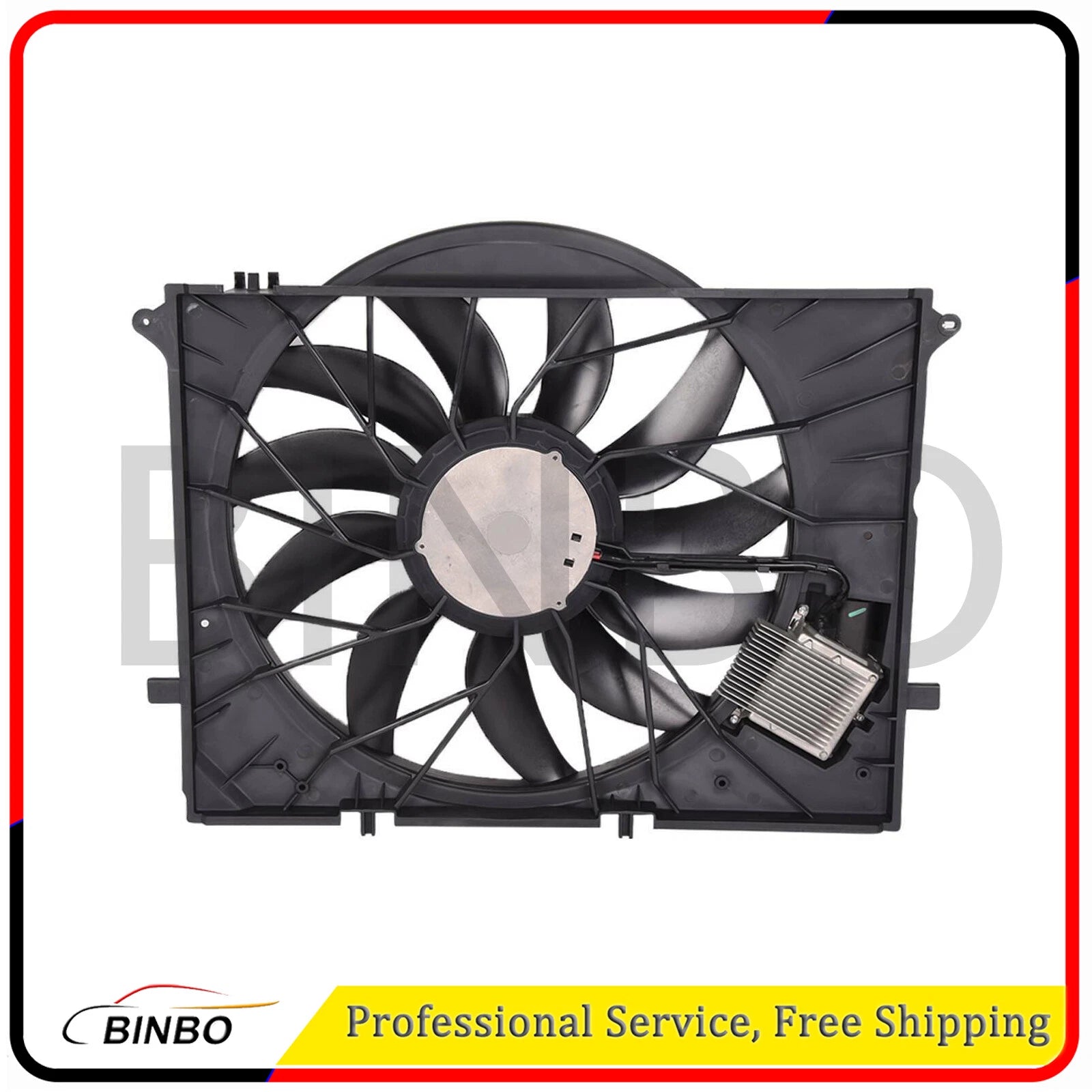 Brushless Motor Cooling Fan for Mercedes-Benz C215 W220 S500 S600 A2205000293 07FC0E-D4 - KOEEK