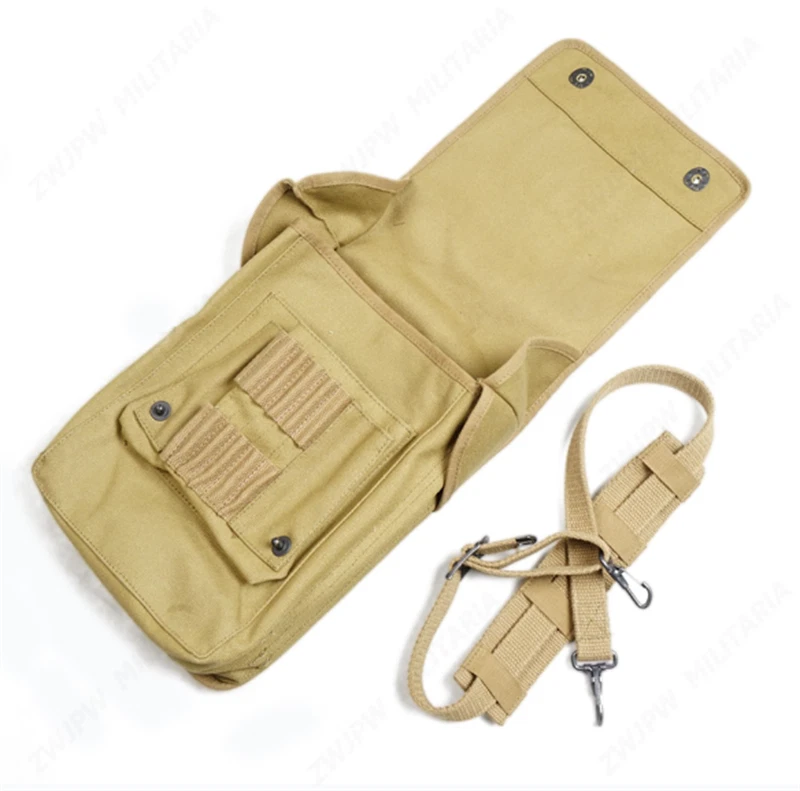 U.S. Military Army Green Map Case Canvas Tech Bag Pack Carry Pouch Shoulder Bag 07FC0E-D4 - KOEEK
