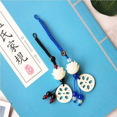 Grandmaster of Demonic Cultivation Wei Wuxian wangji Lotus Pendant Key Chain 07FC0E-D4 - KOEEK