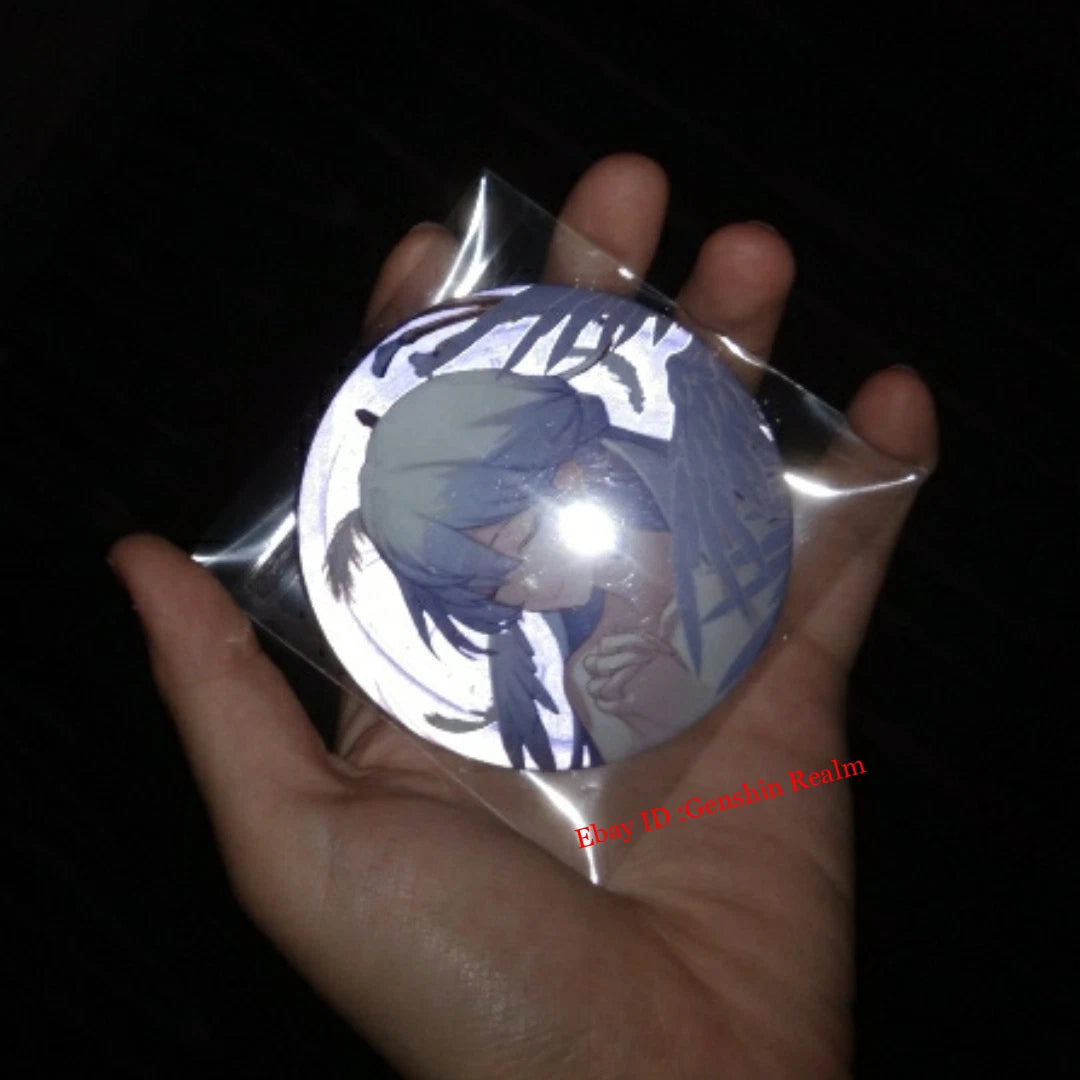 2Pcs/Set Anime Honkai: Star Rail Robin/Sunday Badge Light Reflection Pin Gift 07FC0E-D4 - KOEEK
