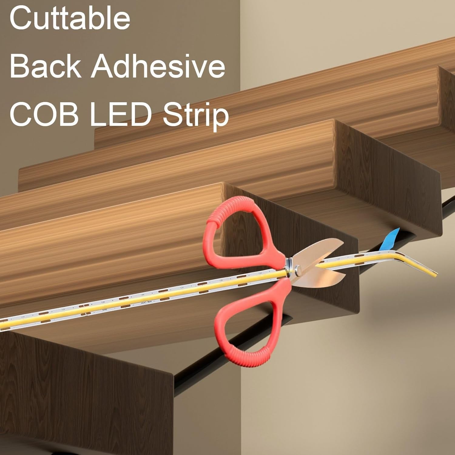 new Stair Lights Motion Sensor Indoor, Led 40inch 16 Step lights, White 6000K 07FC0E-D4 - KOEEK