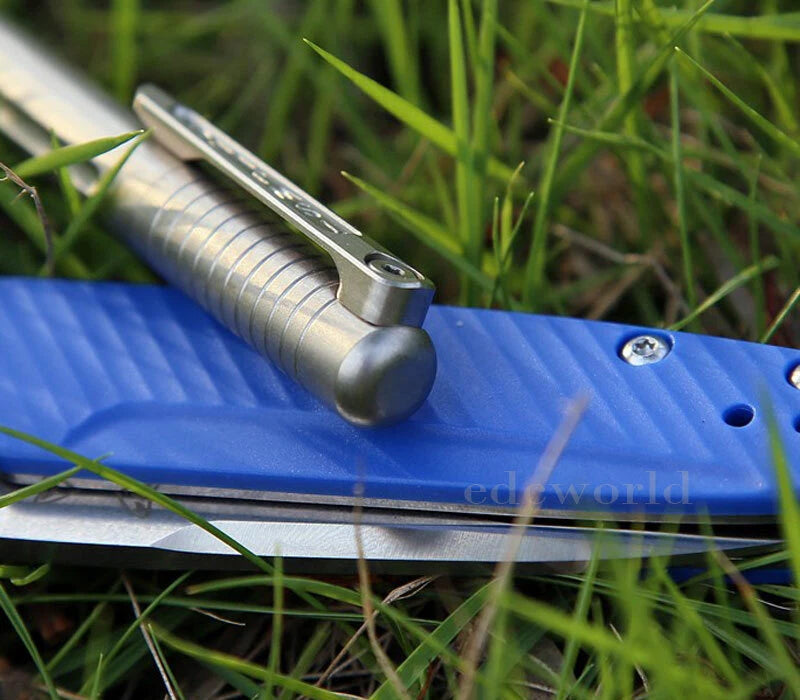 EDC TC4 Titanium Portable Practical Pocket Ballpoint Pen Outdoor Travel Pen 07FC0E-D4 - KOEEK