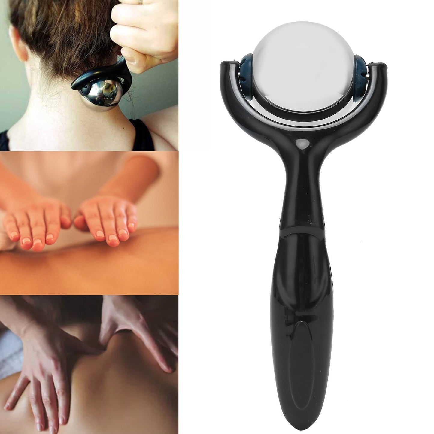 new Cold Massage Roller Ball -Largest Ice Cryosphere Muscle Back Pain Relief Therapy koeek - KOEEK