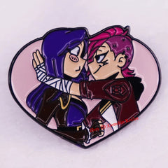 Anime Arcane：League of Legends Badge Decor Brooch Backpack Pendant Gift 07FC0E-D4 - KOEEK