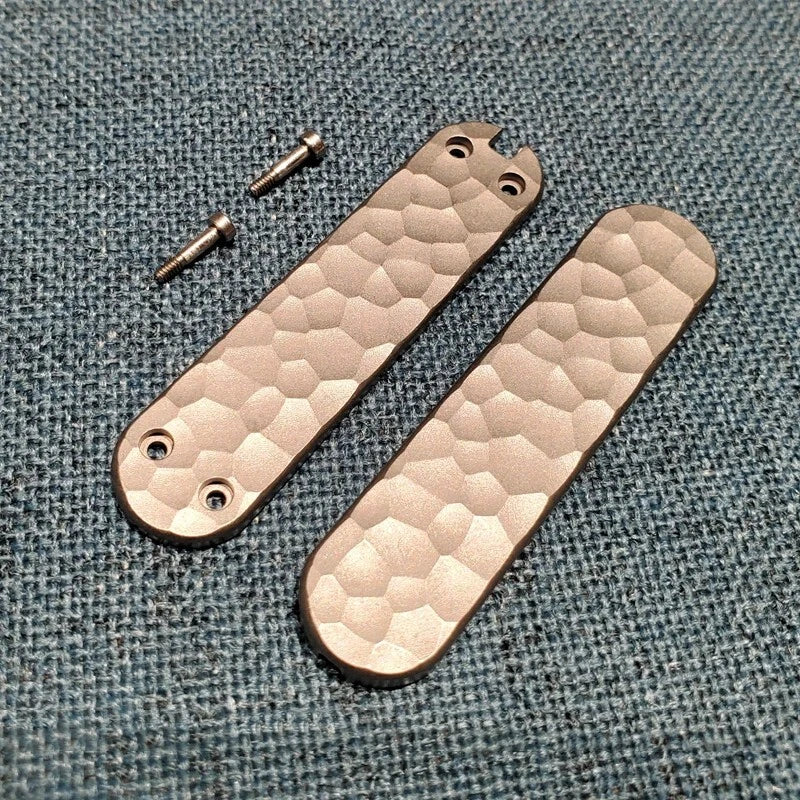 EDC Titanium Alloy Knife Handle Scales for VICTORINOX RAMBLER 0.6225 58mm Knife 07FC0E-D4 - KOEEK