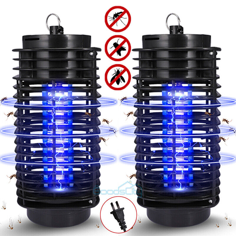 ny 1 ~ 4 STK Elektrisk Mygg Insekt Zapper Fly Bug Killer Trap LED-lampe Skadedyrkontroll