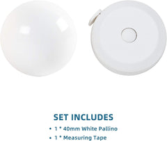 new ApudArmis White Bocce Pallino Balls Replacement - Including 40mm, APUDARMIS - KOEEK