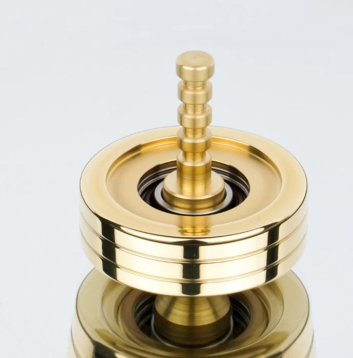 EDC Brass Toy Hand Twisting Spinning Top Toys Gyro Multi-function Gyroscope Gift 07FC0E-D4 - KOEEK