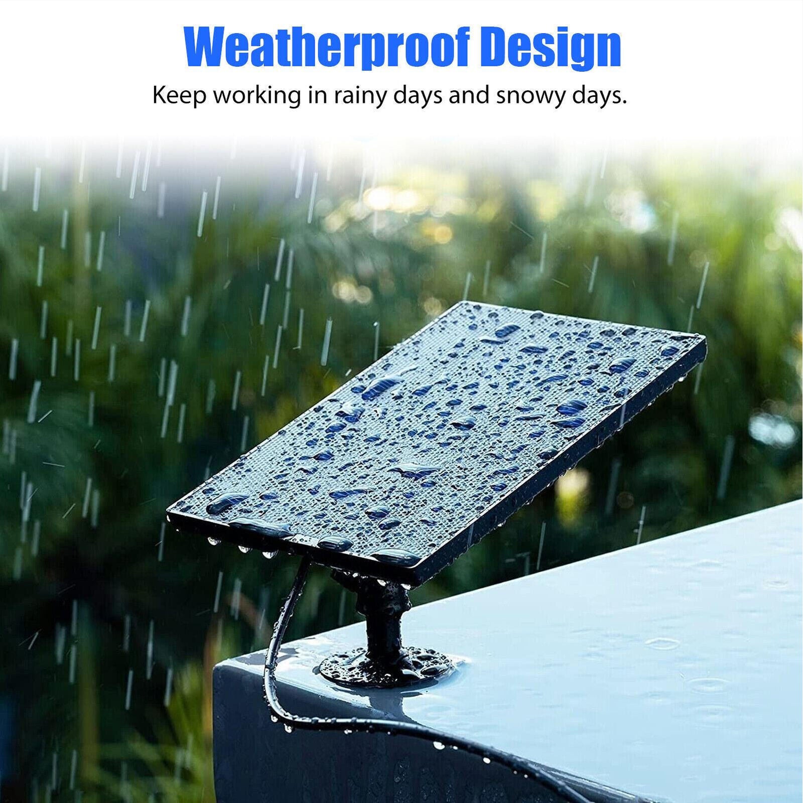 new Solar Panel Solar Cell Outdoor Waterproof 3W 5V Charger 360° Mounting Bracket koeek - KOEEK