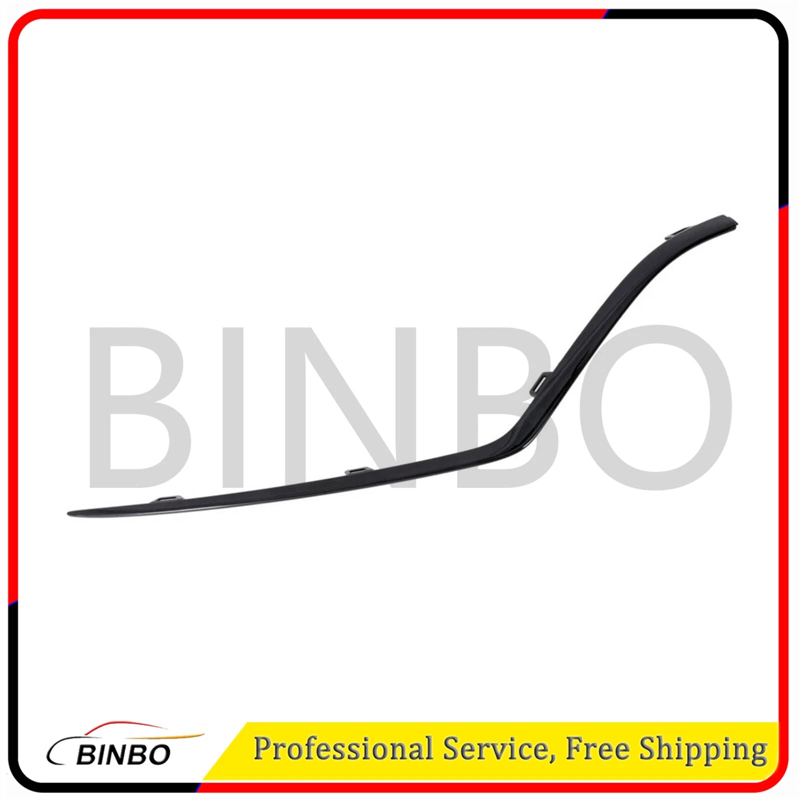 Pair Set of 2 Bumper Face Bar Trims Front Left-and-Right Outside for MB Mercedes 07FC0E-D4 - KOEEK