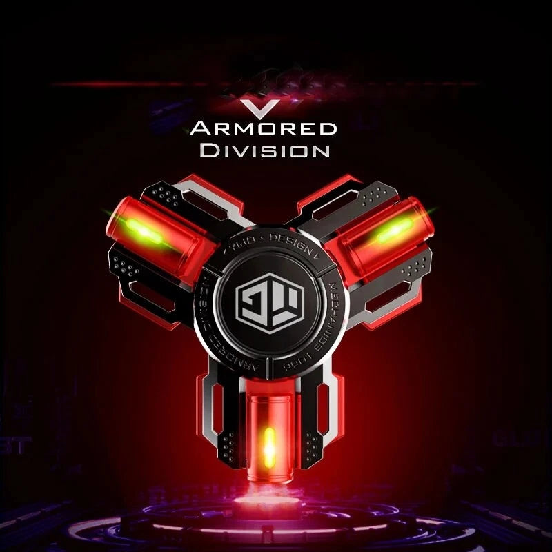 Luminous Hand Spinner Alloy Fidget Spinner Adult Anti Stress ADHD EDC Toys Gifts 07FC0E-D4 - KOEEK
