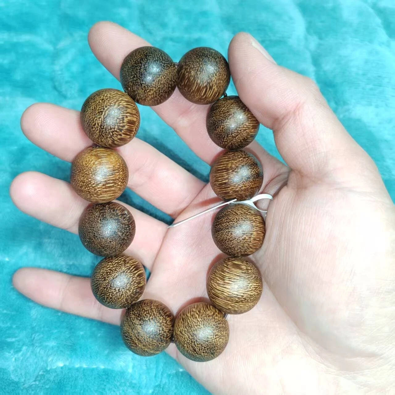 20mm Beads Natural Grade A Agarwood Men Woman Bracelet Buddha  Prayer Beads 07FC0E-D4 - KOEEK