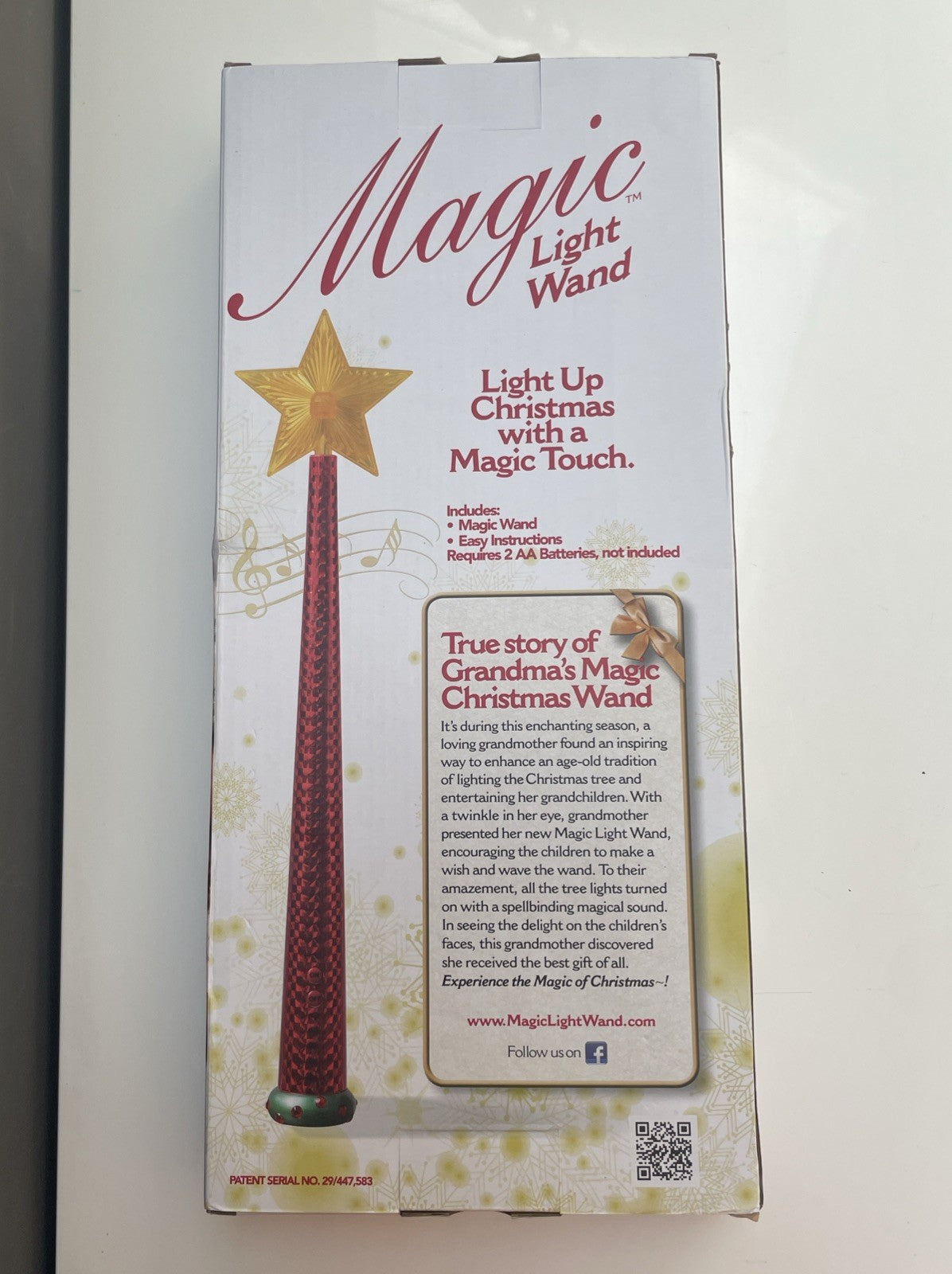 ! Christmas Magic Light Wand w/ Remote Control, Light & Sound, Red Wand NIB MAGIC - KOEEK