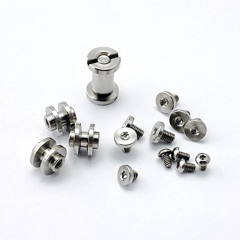 Titanium Pivot Standoffs Screws Set For EK Hinderer EKLIPSE 3.5" Tool Hardware 07FC0E-D4 - KOEEK