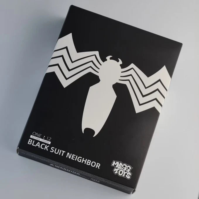 Hot- Mess Toys Black Suit Neighbor Spider-Man Symbiote 1/12 Action Figure 07FC0E-D4 - KOEEK