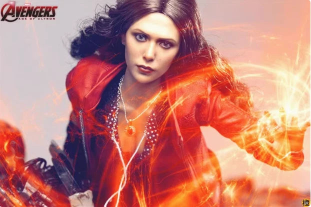 In Stock！HotToys 1/6 MMS301 Avengers 2 Age of Ultron Scarlet Witch Figure Toy 07FC0E-D4 - KOEEK