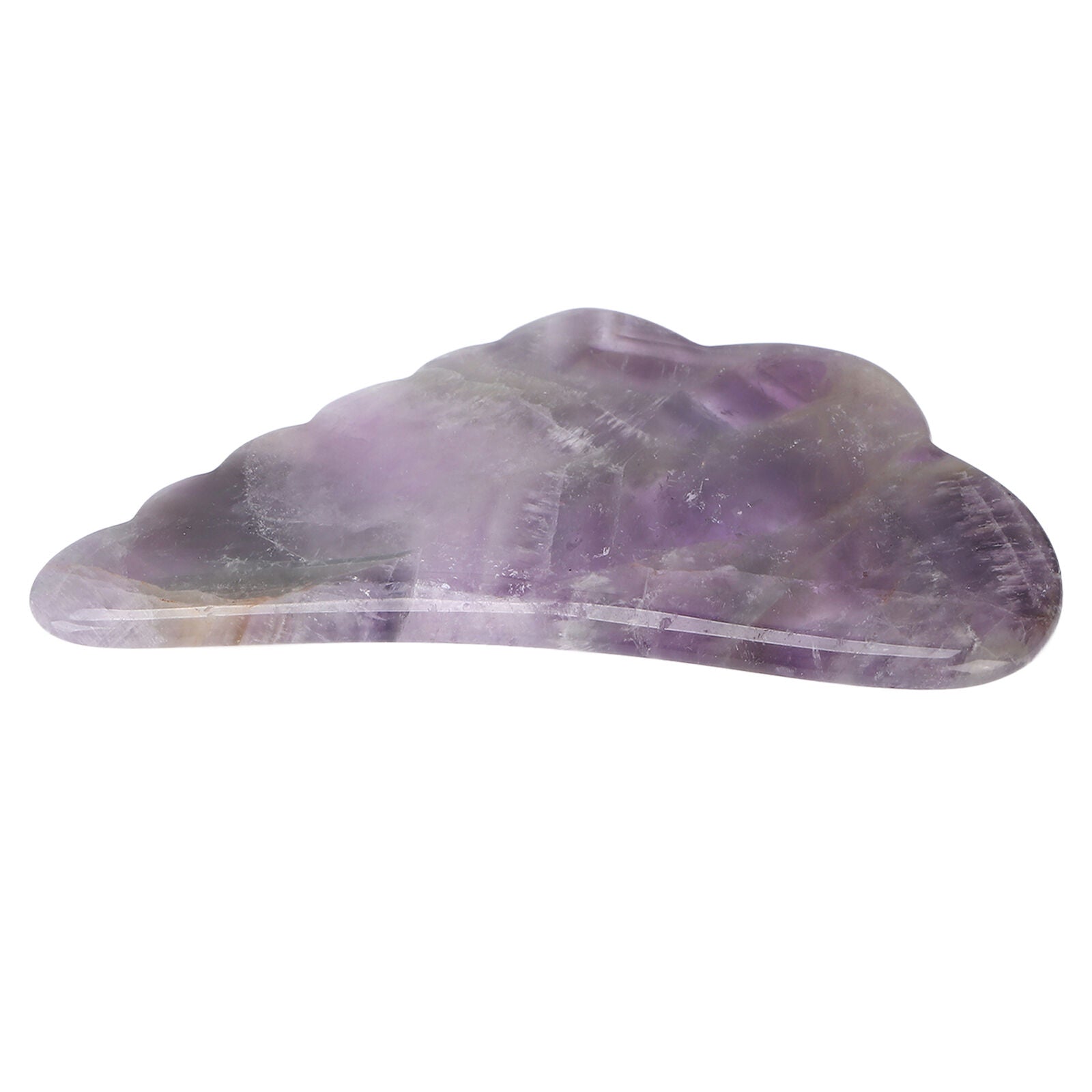 new Amethyst Stone Guasha Board Scraping Massage For Acupuncture Massage Lifting HGF koeek - KOEEK