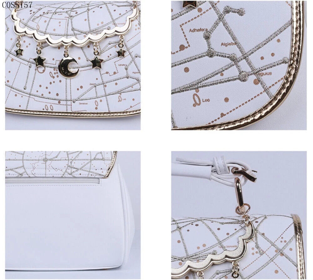 Women Bag Constellation Crossbody Fashion Bags Handbag Lolita JK Girl Zipper Bag 07FC0E-D4 - KOEEK