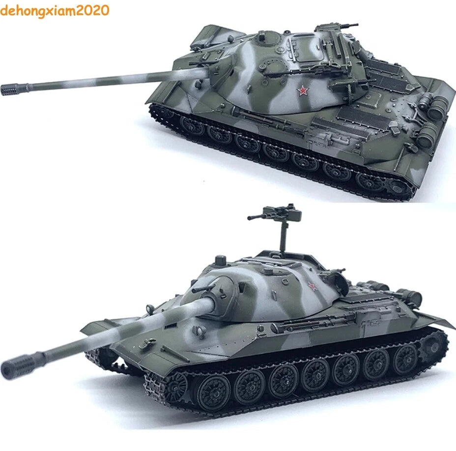 The Soviet Union IS-7 Tier K Heavy Tank PVC Snow Field Painted Model Statue 1:72 07FC0E-D4 - KOEEK