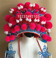 Chinese Drama Peking Opera Crown Cosplay Headdress Fancy Dress Phoenix Coronet 07FC0E-D4 - KOEEK