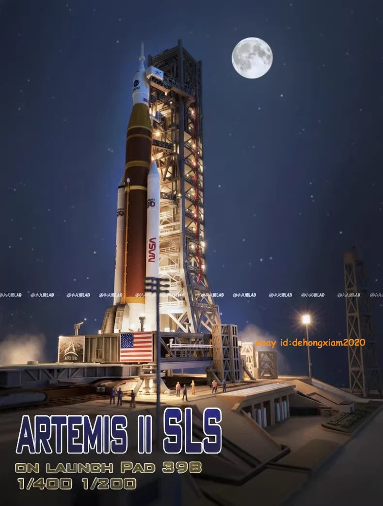 1/400 Artemis SLS Launch Scenario Cape Canaveral 39B 3D Printing A set Model 07FC0E-D4 - KOEEK