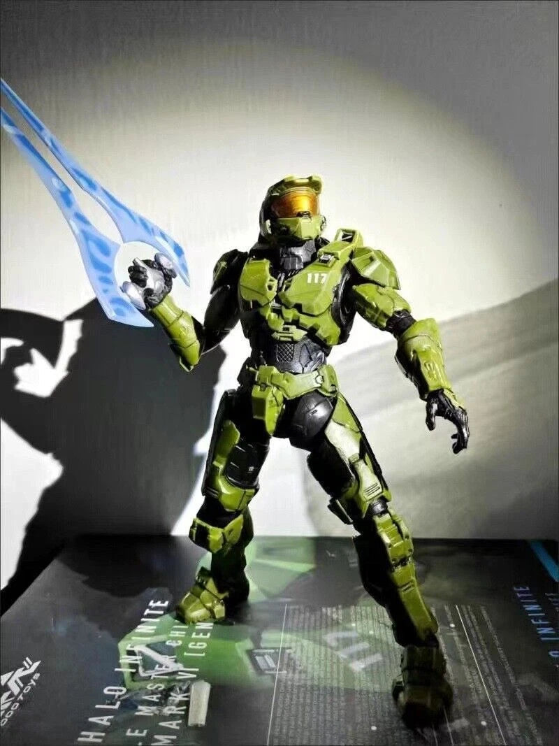 Halo Infinite Master Chief Mjolnir Mark VI Action Figures Model Kit Toys Boxed 07FC0E-D4 - KOEEK