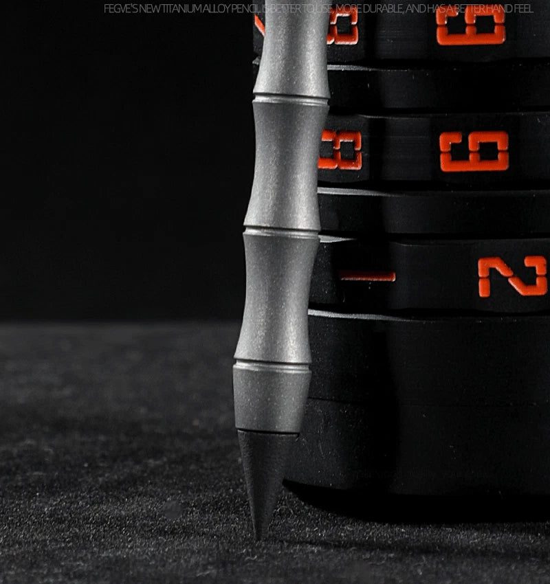 Mini EDC Titanium Alloy Pencil With Collection Writing Portable Outdoor Tool 07FC0E-D4 - KOEEK