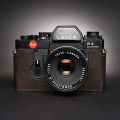 Leica R3 Camera Half Case Retro Cover Handmade  Leather Insert Case 07FC0E-D4 - KOEEK