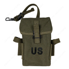 1pc Replica WWII Vietnam War M1956 M14 Army Canvas Pouch Bag Long Type Ammo Pack 07FC0E-D4 - KOEEK