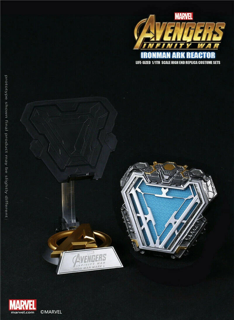 Replica Marvel Iron Man Arc Reactor MK50 Model Mark L 1:1 Cosplay Prop Gift 07FC0E-D4 - KOEEK