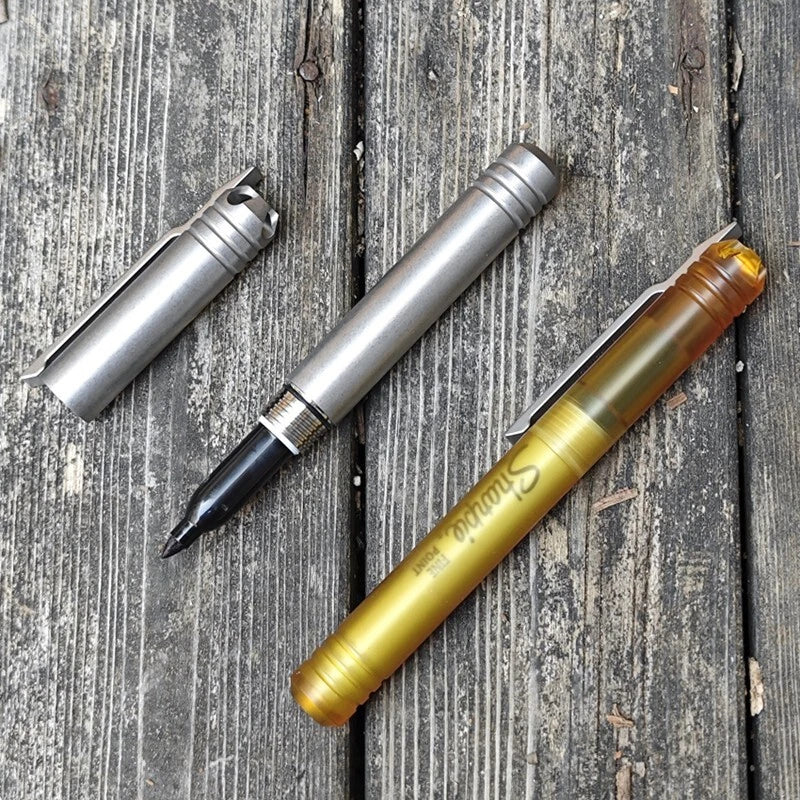 Ultem PEI Titanium Alloy Pocket Pen Collection Multi-functional Portable EDC Pen 07FC0E-D4 - KOEEK