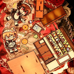 Anime Bungo Stray Dogs Dazai Osamu Tavern Acrylic Desktop Stand Collection Gift 07FC0E-D4 - KOEEK