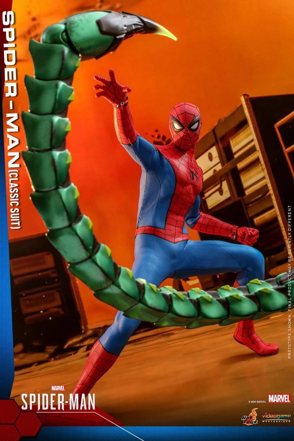 Hot Toys VGM48 Marvel's Spider-Man 1/6 Spider-Man Classic Suit Action Figure HOT_TOYS - KOEEK