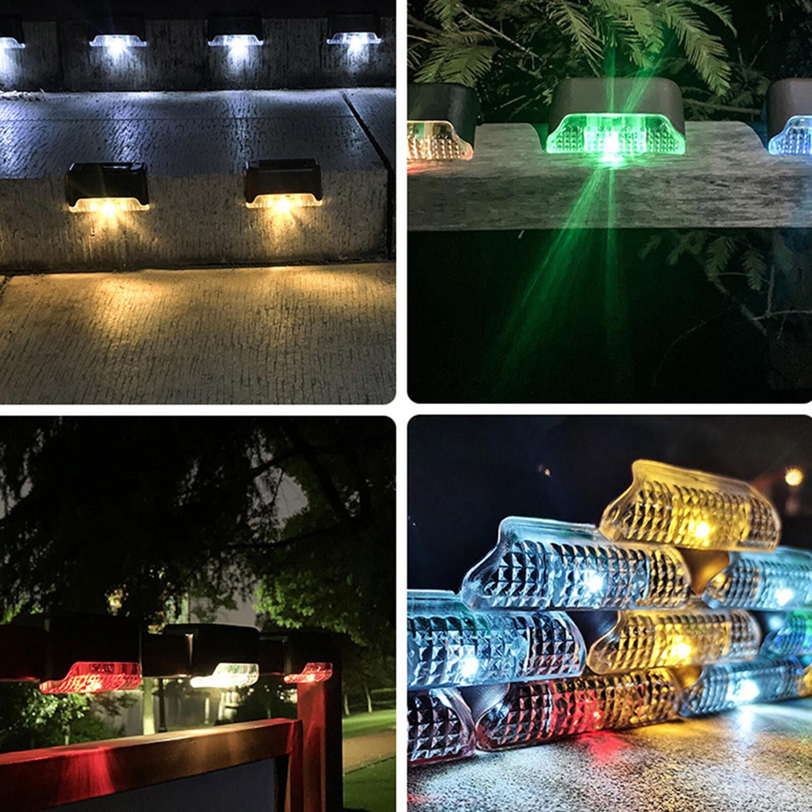 new 4PCS Deck Solar Light Waterproof Solar Lights with Intelligent Light Sensor lamp koeek - KOEEK