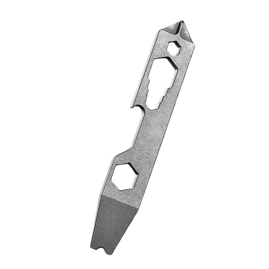 TC4 Titanium alloy Survival Multi Tool EDC Pry Bar Wrench Self-defense Emergency 07FC0E-D4 - KOEEK