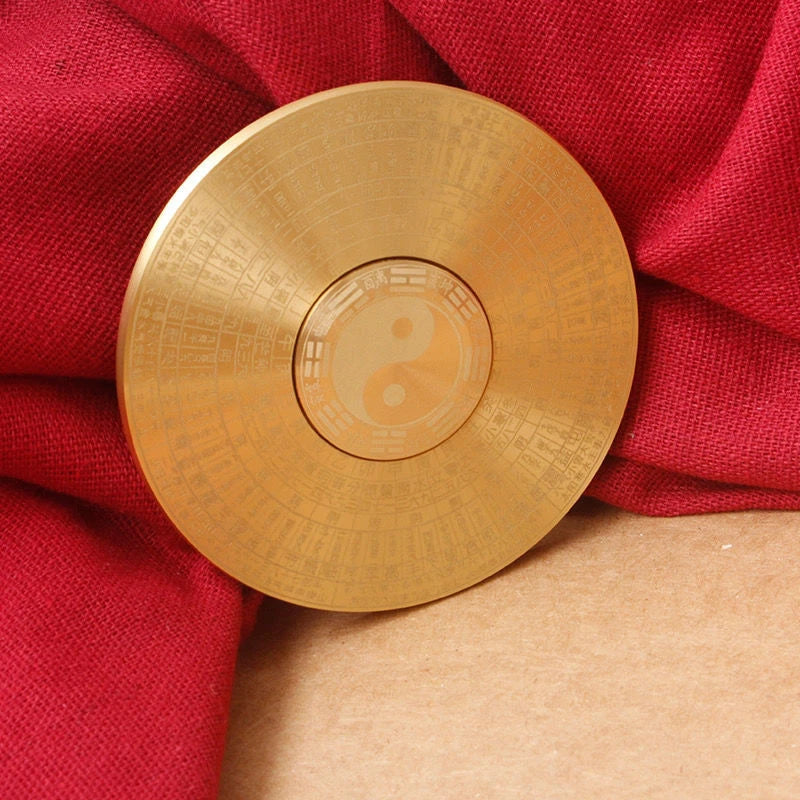 Brass Tai Chi Fidget Spinner Adult Metal EDC Toys Fidget ADHD Hand Spinner Gifts 07FC0E-D4 - KOEEK
