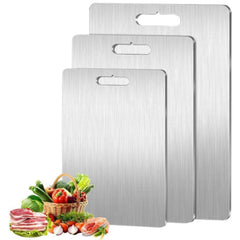 Titanium Double-Sided Cutting Boards Titanium Chopping Board For Kitchen Camping 07FC0E-D4 - KOEEK