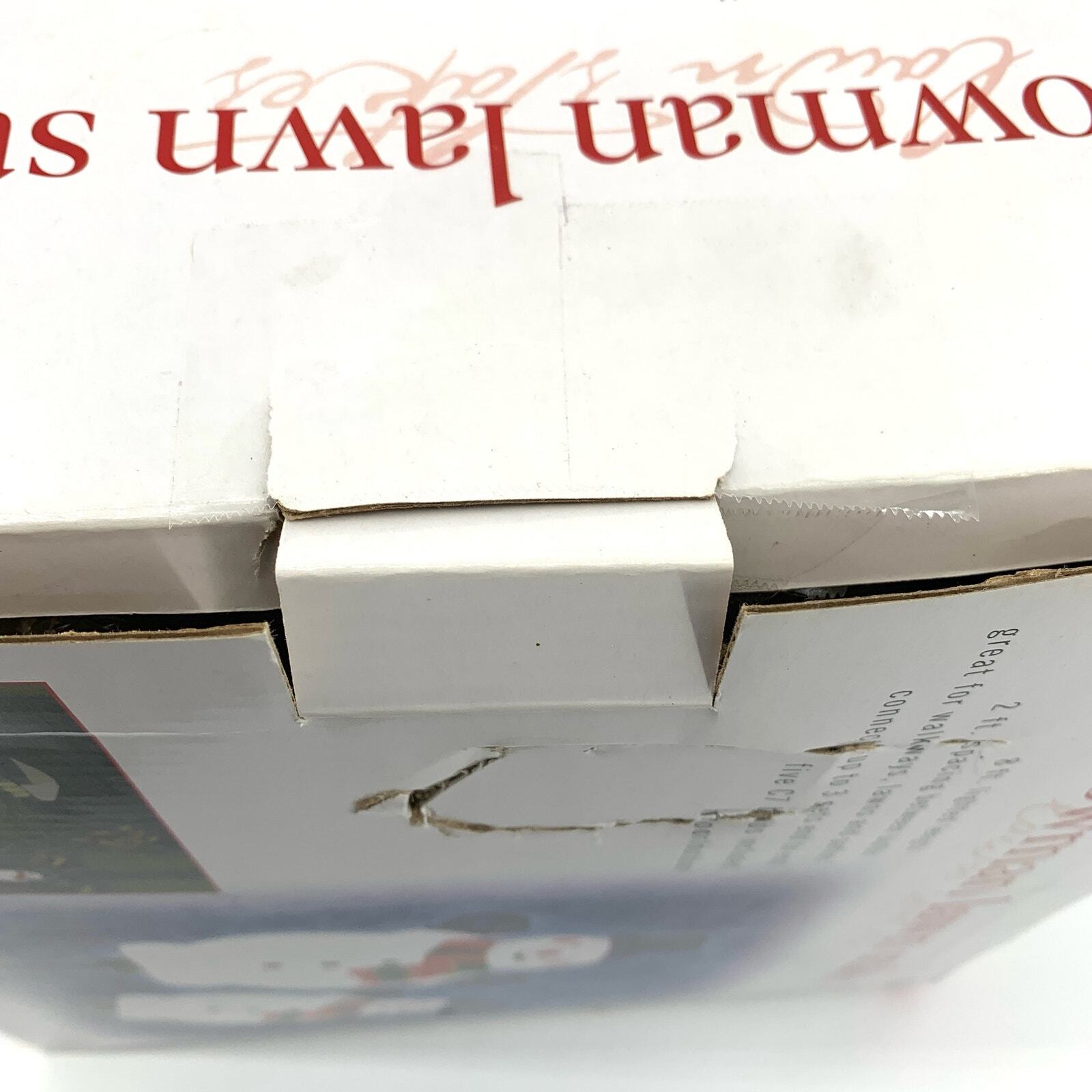 NOMA  Old Stock Un 5 Lighted Snowman Pathway Lawn Stakes Christmas Decor NOMA - KOEEK